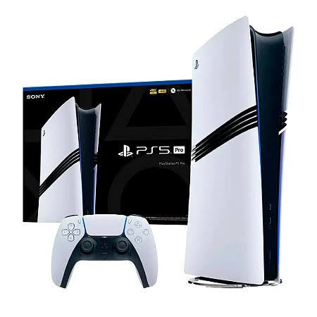 Console PlayStation 5 Pro Sony, SSD 2TB, Com Controle Sem Fio DualSense, Branco